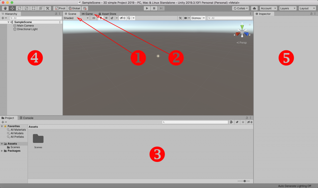 L’attribut alt de cette image est vide, son nom de fichier est Unity-interface-3d-onglets-1024x605.png.